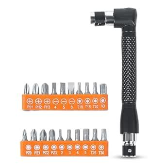 GLUN ® Universal L- Shaped Torx, Hex Mini Socket Wrenches 1/4 Inch, 21 ...