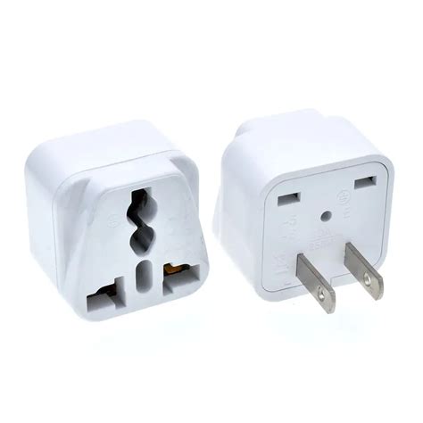 10pcs US 2 pin Type A Universal AC Travel Power flat plug adapter ...