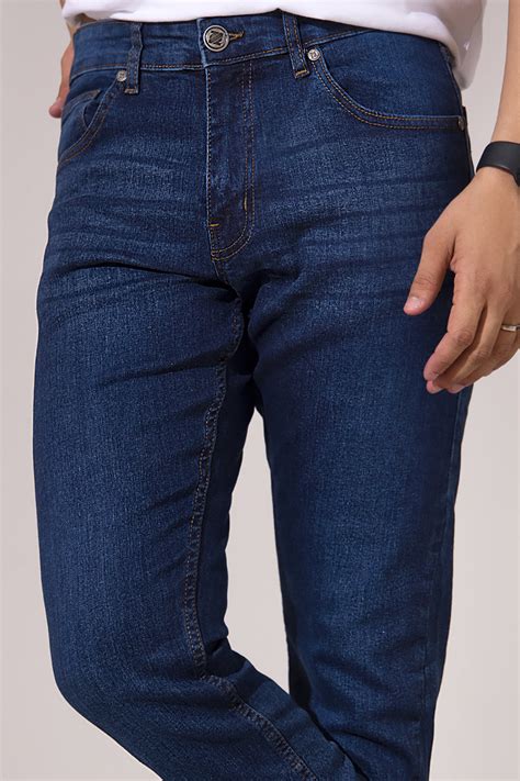 Premium Denim Jeans for Men | Blue & Black Shade Jeans
