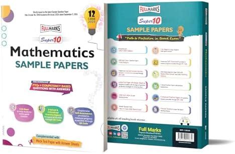 Full Marks Super 10 CBSE Board Sample Question Papers for Class 12 ...