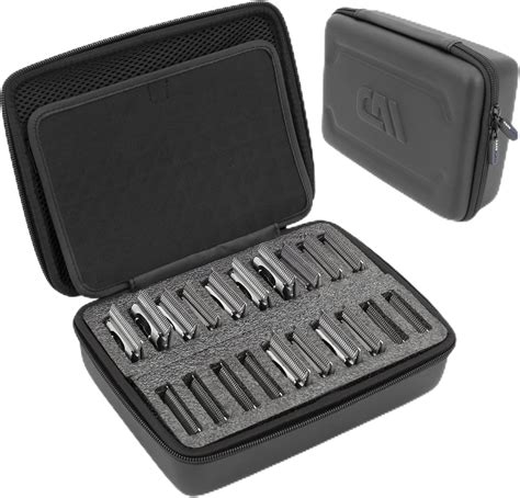 Amazon.com: CASEMATIX Hair Clipper Guard Blade Holder Case For Barbers ...