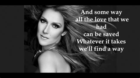 Celine Dion - To Love You More ( LYRICS ) - YouTube