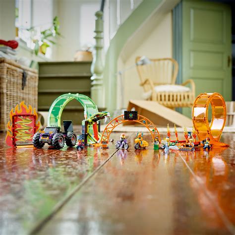 Buy LEGO City Double Loop Stunt Arena 60339 Building Set (598 Pieces ...