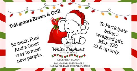 Tail-Gators White Elephant Gift Exchange, 464 Sw Port St Lucie Blvd ...