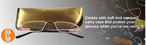 Double Battery- CEO Metal Half Rim Reading Glasses with FIxed Pads ...