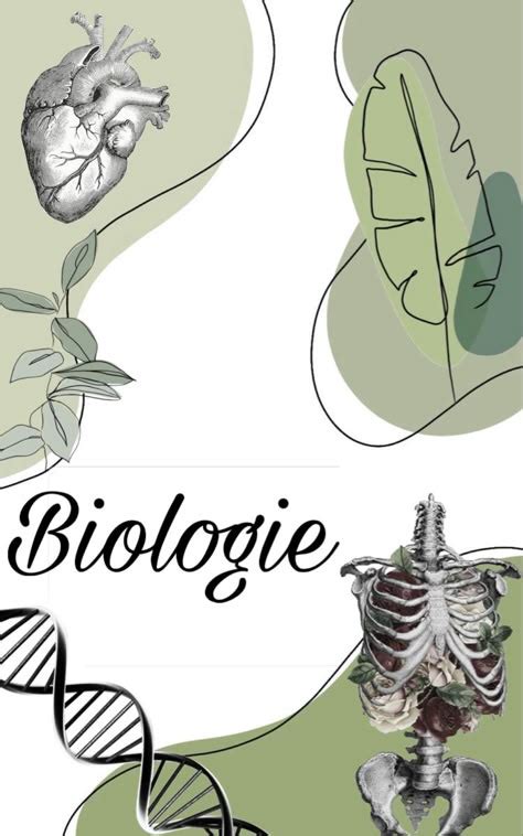 Biology Notebook Cover Page 的图像结果