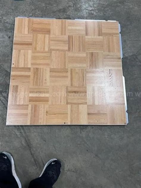 Dance Floor - Sico Cam-Lock Portable Parquet Dance Floor with Carts and ...