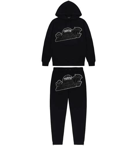 TRAPSTAR SHOOTERS HOODED TRACKSUIT 'BLACKOUT EDITION'