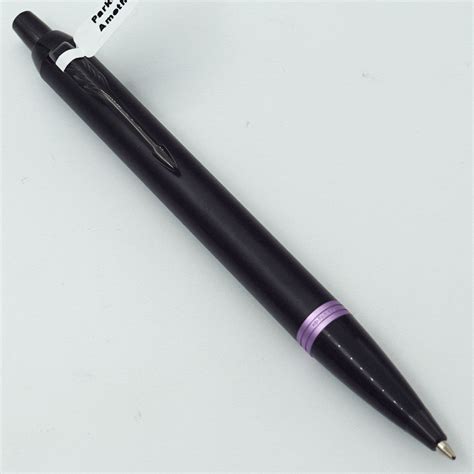 Parker IM Amethyst Black Color Body With Purple Trims And Black Clip ...