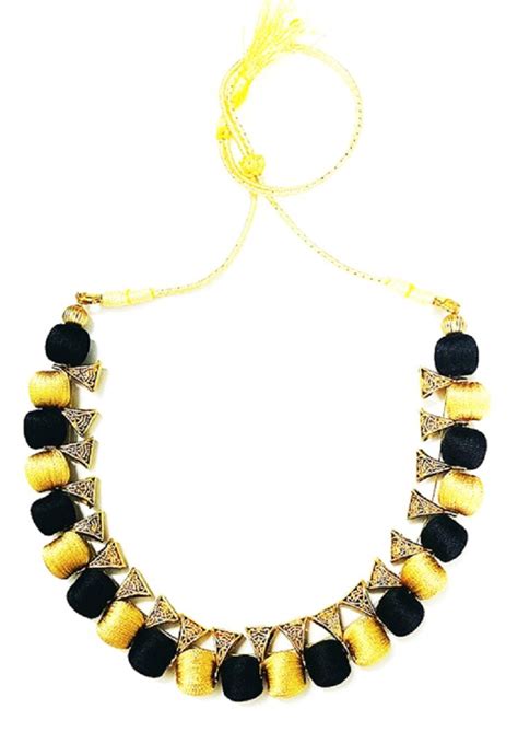 Admiria Multicolor Silk Thread Necklace for Women(A1) : Amazon.in: Fashion