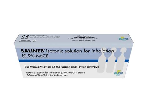 Salineb Isotonic 0.9% Sodium Chloride NaCl Inhalation Saline Solution ...