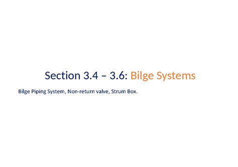 Ship Construction Syllabus: Bilge Systems & Deck Edge Sections (Sem 2 ...