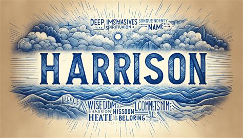Harrison spiritual meaning of the name