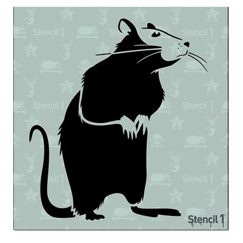 Rat Stencil 5.75" x 6" : Amazon.in: Home & Kitchen
