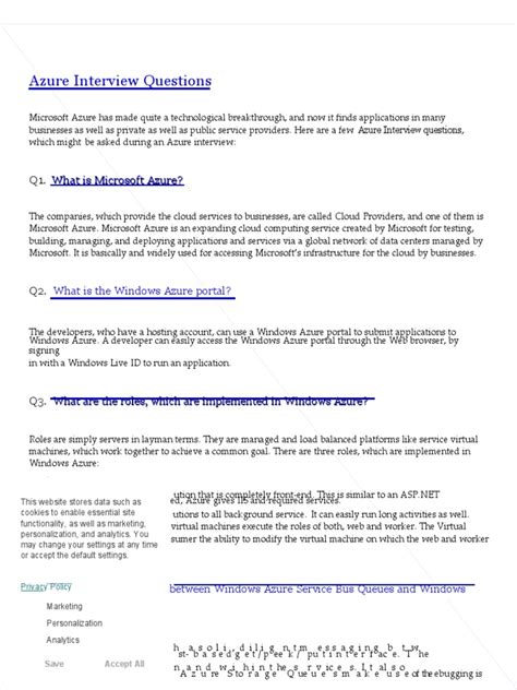 Image result for Azure Technical Questions for Interview