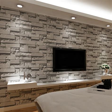 White Stone Brick Wallpaper – JAAMSO ROYALS