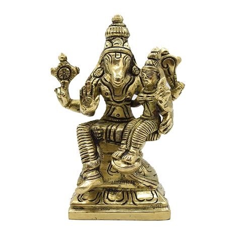 Buy PujaNPujari Lakshmi Narasimha Idol for Pooja Room - Lord Narasimha ...