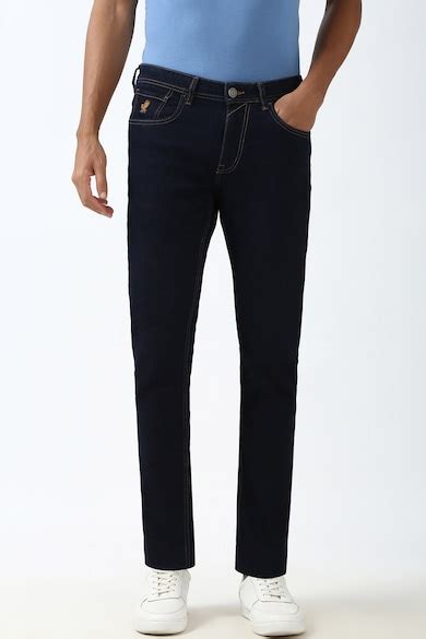 Buy Men Navy Dark Wash Jeans Online - 39704703 | Peter England