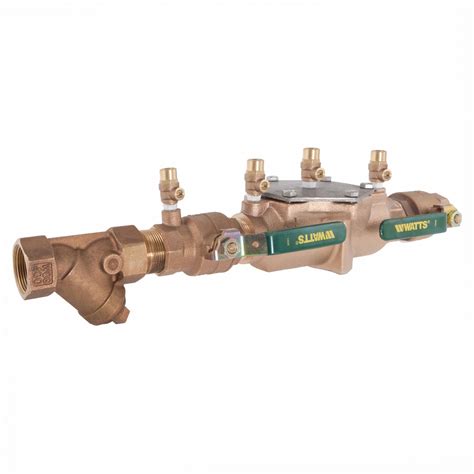 WATTS, 007, 3/4 in Pipe Size, Double Check Valve Assembly - 6A767 ...