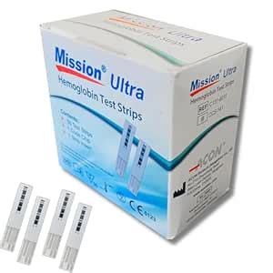 Mission Ultra Hemoglobin Test Strips : Amazon.in: Industrial & Scientific