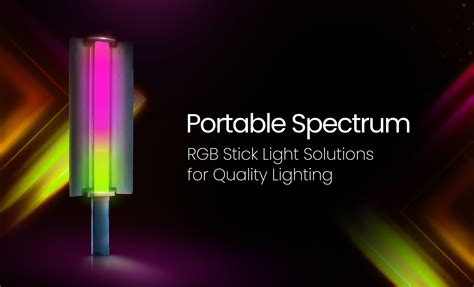 Portable Spectrum: RGB Stick Light Solutions for Quality Lighting