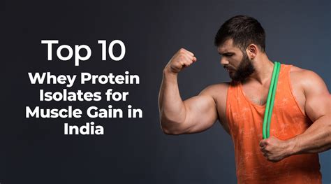 10 Best Whey Protein Isolates for Muscle Gain in India