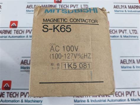 Mitsubishi S-k65 Magnetic Contactor 50/60Hz – Aeliya Marine Tech