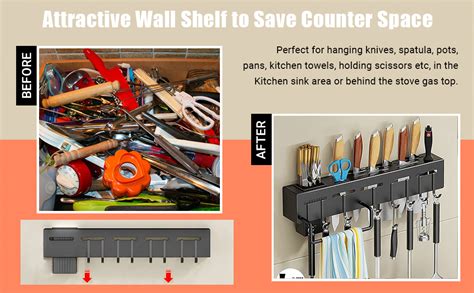 TONY STARK Kitchen Shelf ADVANCED NON RUST STAINLESS STEEL ALLOY Wall ...