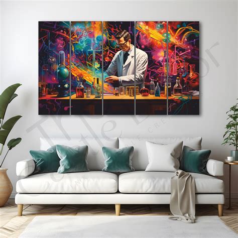 Doctors Lab Painting Set of 5 for Home Decoration – The Castle Decor