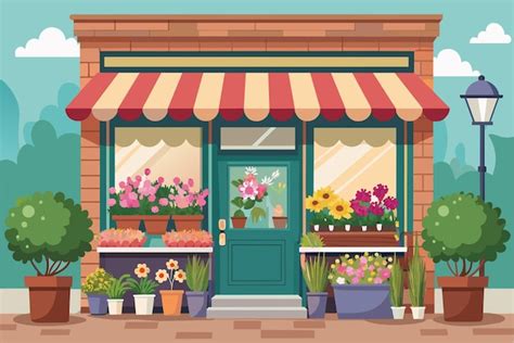 Flower Shop Cartoon 的图像结果