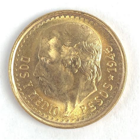 Lot - 1945 Mexico 2 Pesos Gold Coin