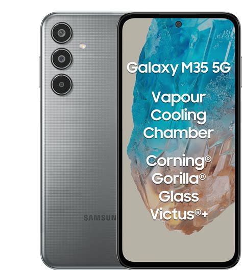 Samsung Galaxy M35 5G (Thunder Grey,6GB RAM,128GB Storage)| Corning ...