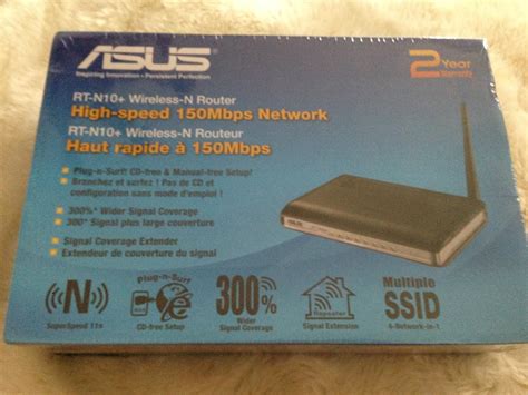 ASUS (RT-N10+) Wireless-N 150 Entry Home Router: Fast Ethernet and ...
