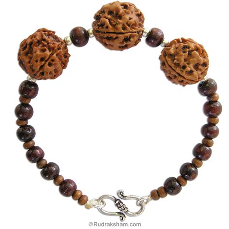 Education Bracelet with 4 Mukhi & 6 Mukhi Rudraksha & Sandalwood Beads ...