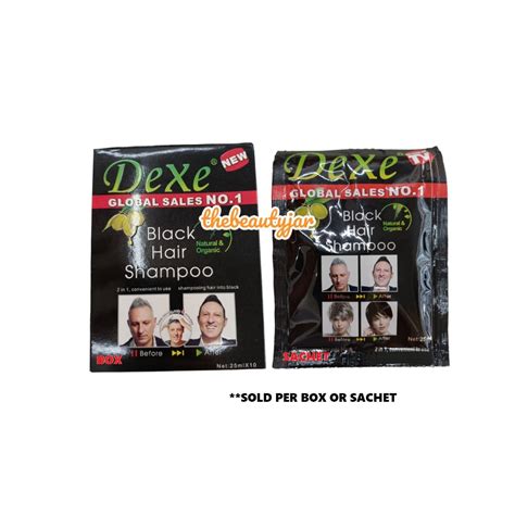 Dexe black hair shampoo sachet / Dexe hair blackening shampoo in sachet ...