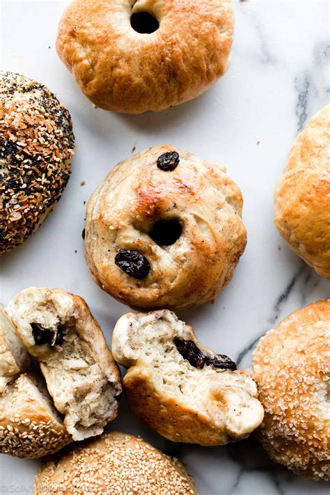 Homemade cinnamon raisin bagel | Homemade bagels, Bagel recipe ...