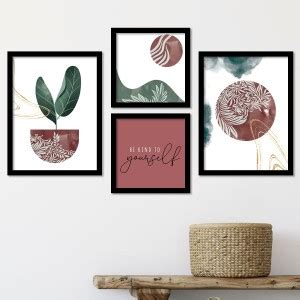 Abstract Art Paintings with Frame for Bedroom - Framed Posters for Home ...