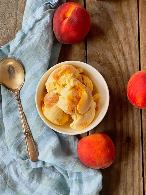 Peach Ice Cream - The Perks of Being Us Peach Ice Cream