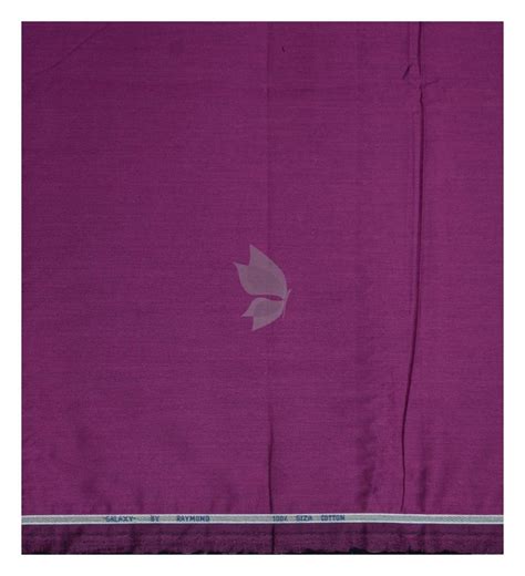 Raymond 100% Egyptian Giza Cotton Reel Violet (Purple) colour Plain ...