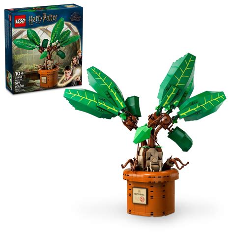 Amazon.com: LEGO Harry Potter Mandrake Figure & Pot Plant Toy, Harry ...