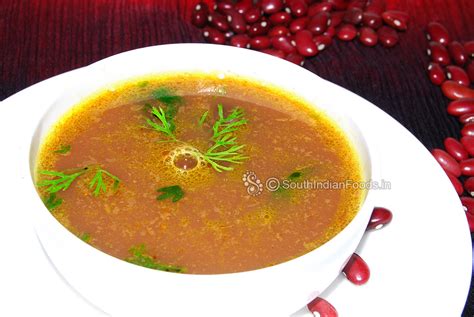Rajma rasam recipe | Red kidney beans soup | Sivappu Karamani Rasam