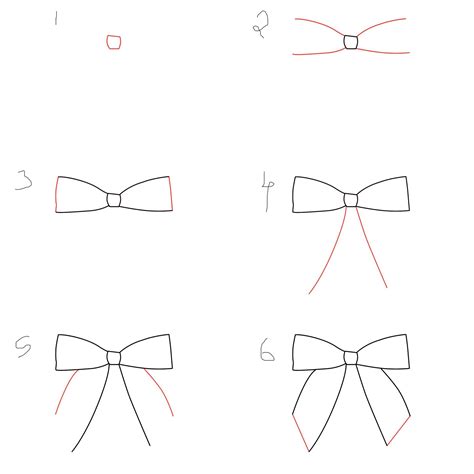 Easy Steps to Draw a Bow