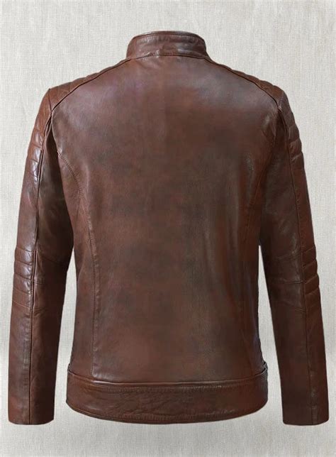 D Pocket Leather Biker Jacket – Good Leather Garments
