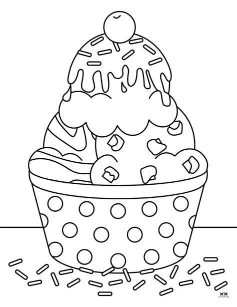 Ice Cream Coloring Pages 的图像结果