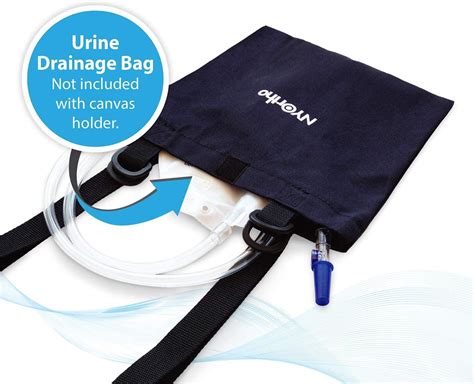 NYOrtho Urine Drainage Bag Holder - Privacy Canvas Cover for Foley Bags, Catheter Bags - Hangs ...