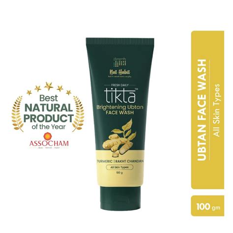 NatHabit Brightening Ubtan Tikta Face Wash – SilkRoutes.co.in