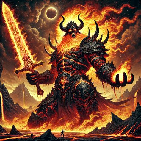Surtr: The Fire Giant of Norse Mythology | Norse mythology, Animal ...