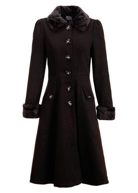 Womens Black Vintage Coats at Tara Brothers blog