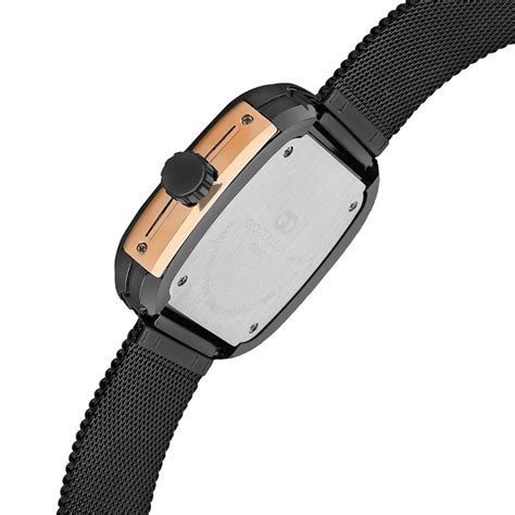 Buy Gio Collection Men's Black Square Analogue Watch Online