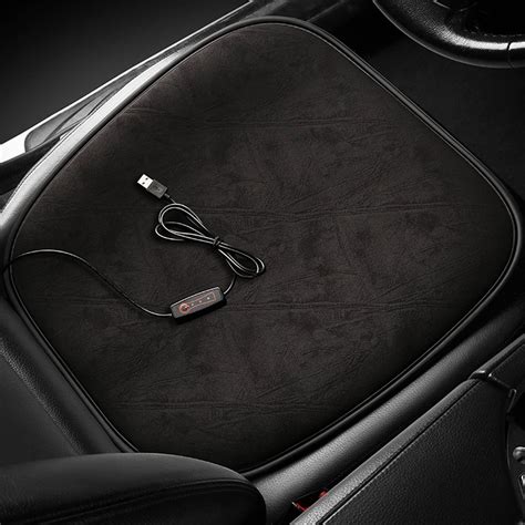 Heated Car Seat Cushion, 12V Portable Electric Seat Pad with Heating and Ventilation, Winter ...